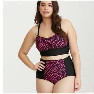 Torrid Laser Cut Caged Bikini Swim Top Size 3X